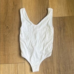 Free People White Bodysuit